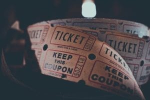 tickets in shallow focus photography