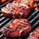 steak, bbq, meat